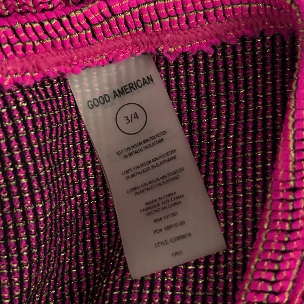 Good American Women's Size 3/4 Pink Always Fits Mini Skirt - Picture 2 of 4